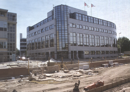 871964 Gezicht op het uitgraven van het tracé van de Stadsbuitengracht tussen de Monicabrug en het Paardenveld te ...